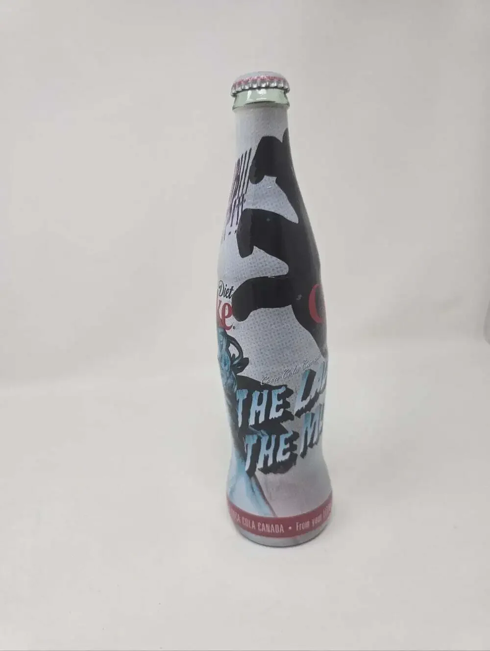 Limited Edition Lady Gaga Coca Cola Glass Bottle Coke Lady and Monster 9.5